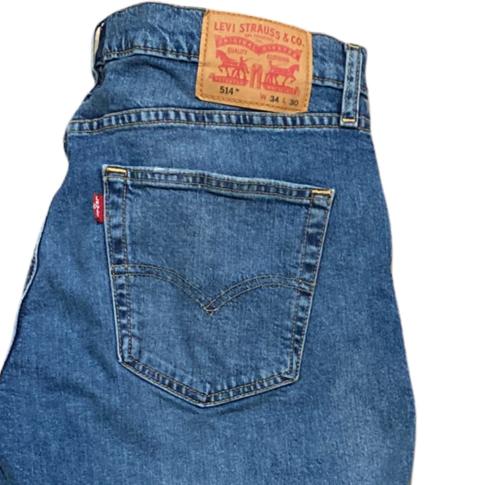 Men's Levis 514 Straight Fit Flex Jeans - Picture 9 of 11